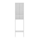 Ver imagem 2 de Armário de Banheiro para Vaso Sanitário com 2 Portas e 2 Nichos 2308 Branco