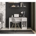Ver imagem 1 de Mesa Escrivaninha com e Espaço para Cpu 2319 1 Gaveta 120cm Branco