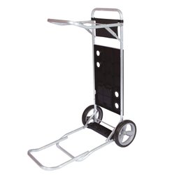Carrinho de Praia com Avanço para Caixa Térmica Preto - 2