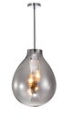 Ver imagem 1 de Pendente Cromado com Vidro Fumê 52cm 2e27 14617-pl