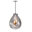 Ver imagem 1 de Pendente Cromado com Vidro Fumê 52cm 2e27 14617-pl