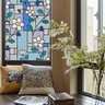 Pelicula Adesivo Eletrostatica Vidro Jateado Vitral Flores - 6