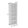 Estante para Livros com 5 Prateleiras 2328 - 3