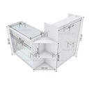 Ver imagem 5 de BALCÃO LOJA, VITRINE EXPOSITORA M70.2021.B (LOJA, CAIXA) MUNDI MOVEIS