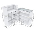 Ver imagem 4 de BALCÃO LOJA, VITRINE EXPOSITORA M70.2021.B (LOJA, CAIXA) MUNDI MOVEIS