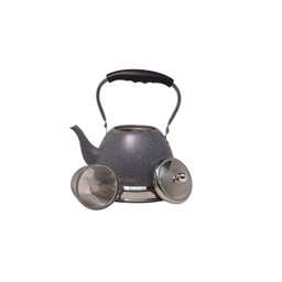 Chaleira Haus Roland Aço Inox Parede Dupla Coador Chá Café 1,5 Litros Cinza - 4