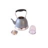 Chaleira Haus Roland Aço Inox Parede Dupla Coador Chá Café 1,5 Litros Cinza - 2