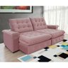Sofá Coliseu 2.00m Retrátil e Reclinável Super Pillow - Rosê - 3