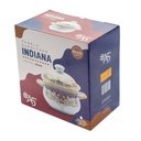 Ver imagem 4 de Caçarola Esmaltada Vintage 3,6l À Indução com Tampa Indiana