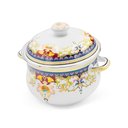 Ver imagem 2 de Caçarola Esmaltada Vintage 3,6l À Indução com Tampa Indiana