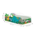 Ver imagem 3 de Cama Carro Solteiro Joy Dinossauro no Lago Solteiro com Colchão
