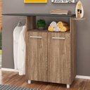 Ver imagem 1 de Tábua de Passar Roupa Melissa 2 Portas Nicioli - Carvalho Rústico