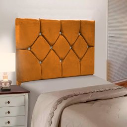 Cabeceira de Cama Box Solteiro 80cm Estofada Maju - Cores - 2