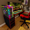 Ver imagem 1 de Mesa Gamer para Dois Monitores Preto e Vermelho