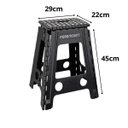 Ver imagem 4 de Banqueta Banquinho Plastico 45cm Dobravel com Alça Multiuso