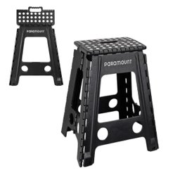 Banqueta Banquinho Plastico 45cm Dobravel com Alça Multiuso - 3