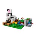 Ver imagem 2 de Brinquedo Lego Minecraft 340 Pcs O Rancho Do Coelho 21181