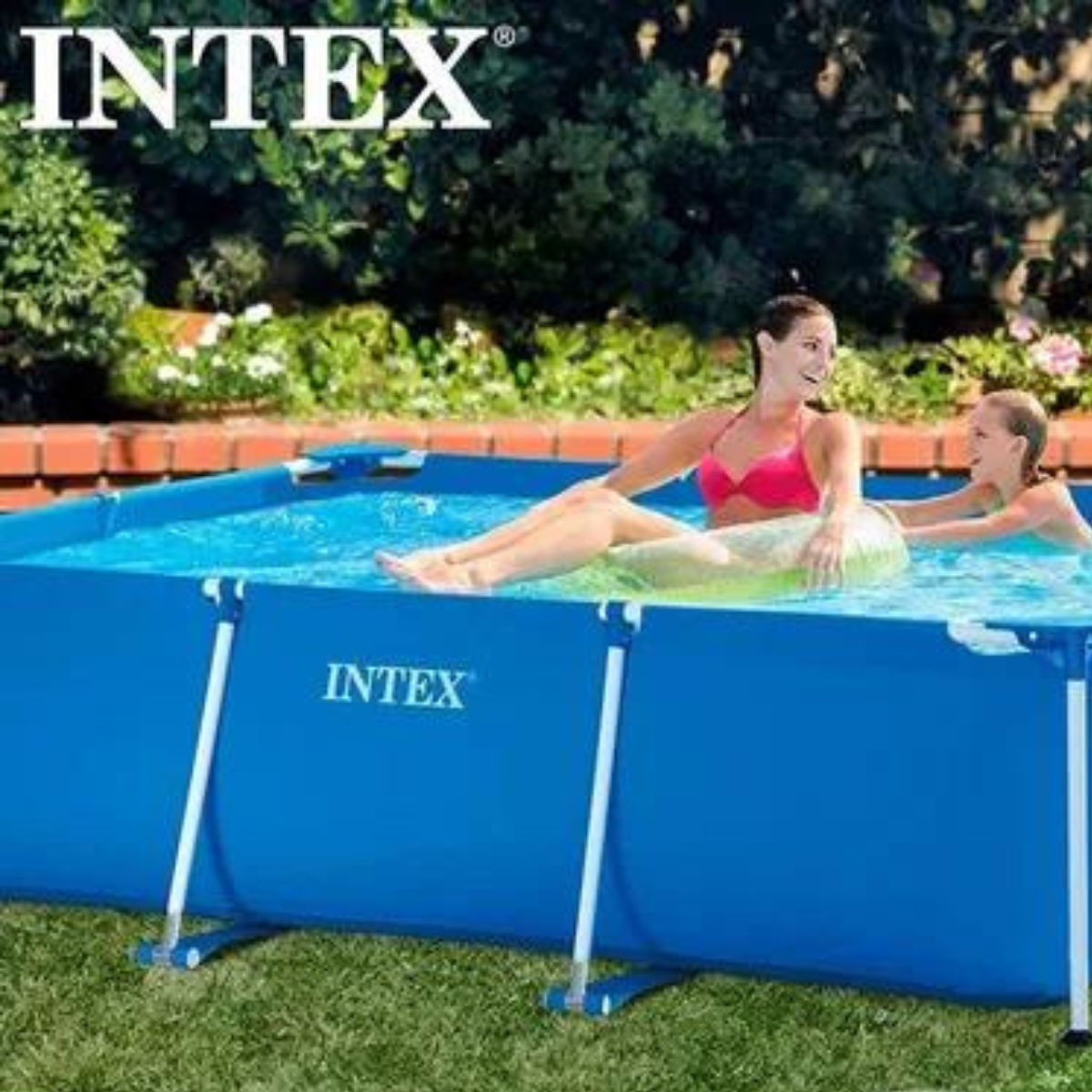 Piscina Retangular de Armação 2.282 L:azul - 6