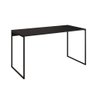 Mesa para Escritório Industrial Base Ferro Preto Tampo Mdp Preto 120x60 - 1