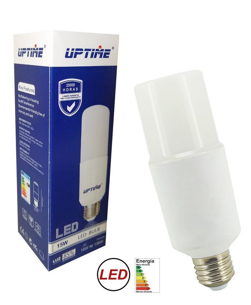 Kit 3 Lâmpadas Led Compacta 15w 6500k E27 - UPTIME - 2