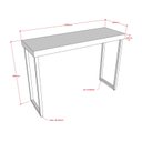 Ver imagem 4 de Trio De Mesas Expositoras Para Loja MDF Comac - Branco/Preto
