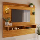 Ver imagem 4 de Painel para TV até 55 Polegadas 2,1CMX180CM 2 Nichos Viena Marrom