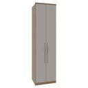 Ver imagem 1 de Guarda Roupa Modulado 02 Portas com Prateleiras 245cm Altura Setiba - Carvalho/Fendi