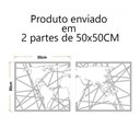 Ver imagem 5 de Quadro Decorativo Mapa-mundi Abstrato 100x50cm