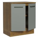 Ver mais imagens de Balcão de Cozinha Agata 70cm 2 Portas Rustic Cinza