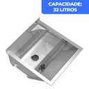 Ver imagem 6 de Tanque de Lavar Roupa 32L Inox Mini com Suporte Lavanderia G01 - Mpozenato