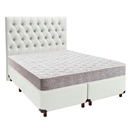 Ver imagem 1 de Conjunto Cama Box Branco Casal + Colchão D23 D23 Inducol + Cabeceira