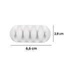 Ver imagem 3 de Organizador para Cabos 5 Canais Branco