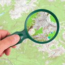 Ver imagem 2 de Lupa MagniVew Bifocal com ampliação de 2 x e lente pontual de 4,5x - Verde