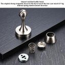 Ver imagem 6 de Forte Ímã Pára Porta Magnética Não-Perfurador Porta Titular Escondido Doorstop Móveis Porta Ferragem