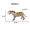 Brinquedo Animais de Borracha Grande Macio com Som Leopardo - 6