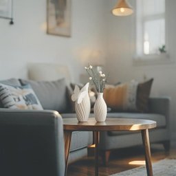 Kit Decoração 2 Vasos Elegante Luxo Mesa Sala Plantas Flor - 6