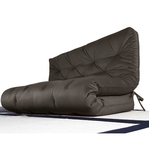 Colchão Futon King Dobrável Sofa Cama Sarja Impermeável Chumbo