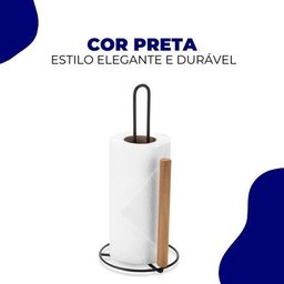 Suporte Porta Rolo Papel Toalha Guardanapo Cozinha Bancada - 6