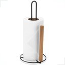 Ver imagem 3 de Suporte Porta Rolo Papel Toalha Guardanapo Cozinha Bancada