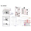 Ver imagem 4 de Quarto de Bebê Completo Berço Americano 3 em 1 Colchão Sonho Multimóveis Mp4639 Madeirado