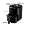 Fritadeira Air Fryer Britânia Bfr31 3l 1300w Preto - 127v - 2