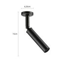 Ver imagem 3 de Jogo 8 Spots de Sobrepor Direcionável 15cm Alumínio Preto G9 Neo Dital Luminária de Teto