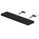 Ver imagem 7 de Prateleira Suporte Embutido 60x14x3cm Preta Conceito