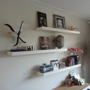 Ver imagem 4 de Prateleira Suporte Embutido 60x14x3cm Preta Conceito