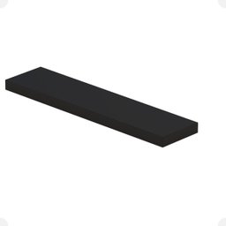 Prateleira Suporte Embutido 60x14x3cm Preta Conceito - 1