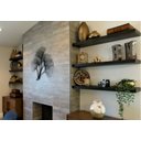 Ver imagem 2 de Prateleira Suporte Embutido 60x14x3cm Preta Conceito