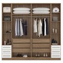 Ver imagem 2 de Quarto de Casal Irlanda Ambiente 6 Amêndola Branco - Demartêz