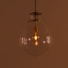Pendente Caju Bronze Vidro Transparente 54cm 1e27 Bella - 4