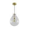 Pendente Caju Bronze Vidro Transparente 54cm 1e27 Bella - 2