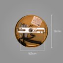 Ver imagem 6 de Pendente Caju Bronze Vidro Transparente 54cm 1e27 Bella